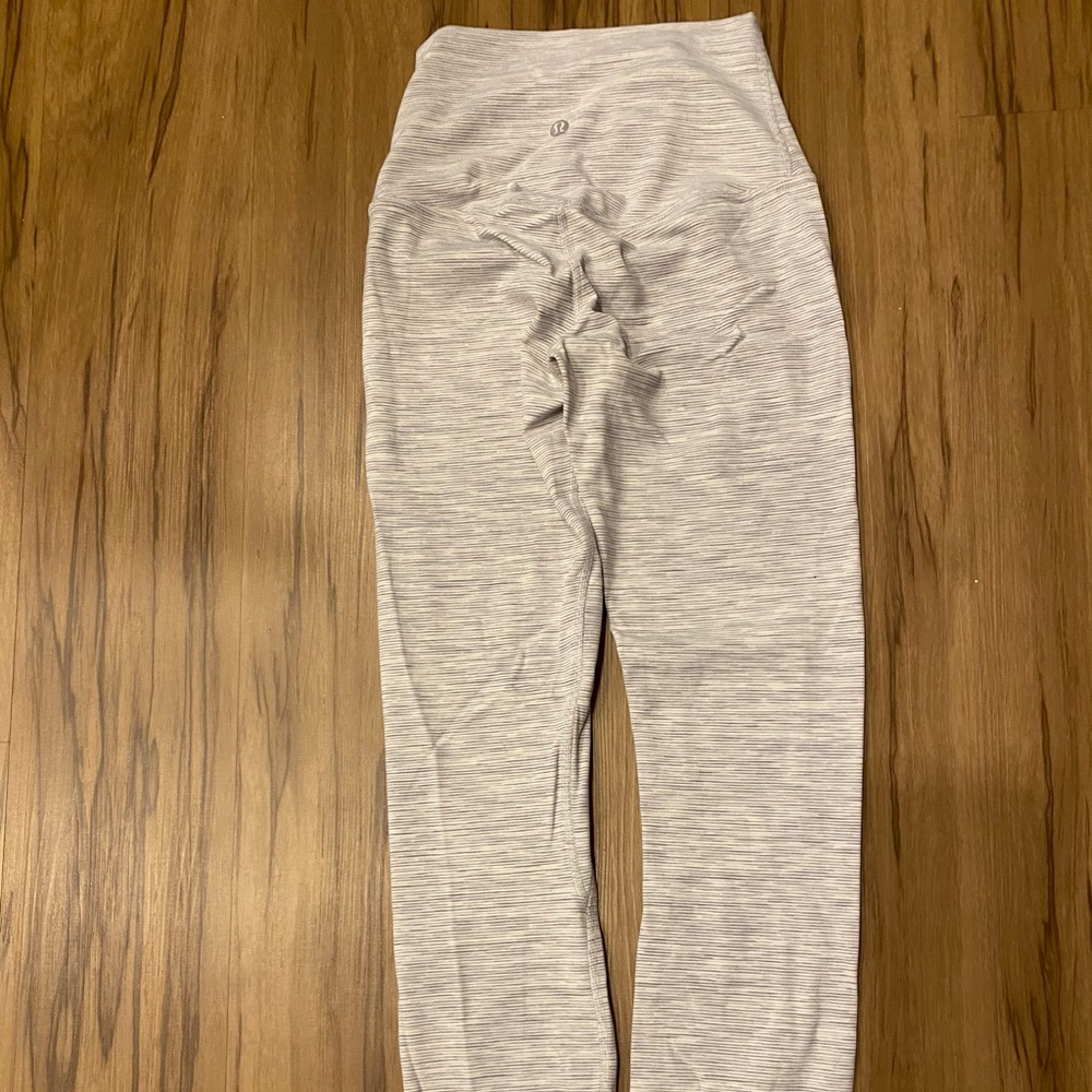 Lululemon align leggings 25” size 2 Wee are from space white